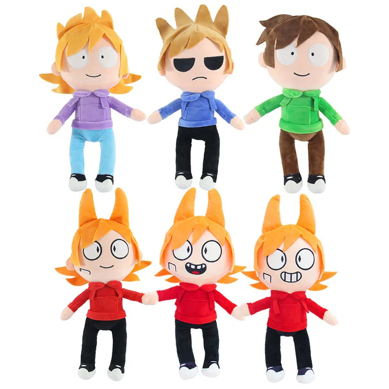 Eddsworld Stuffed Pelúcia Boneca Edd Tord Matt Tom Cartoon Pelúcia  Brinquedo Kids Presente