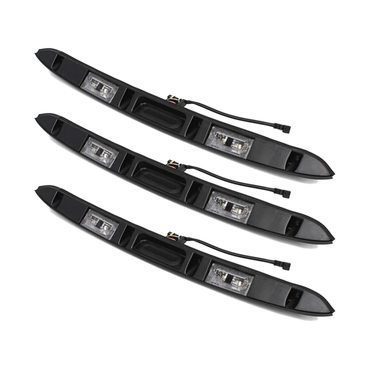

3Pcs Car Trunk Grip License Plate Light Trim Assembly for BMW E46 325I 323I 328I 51137171699