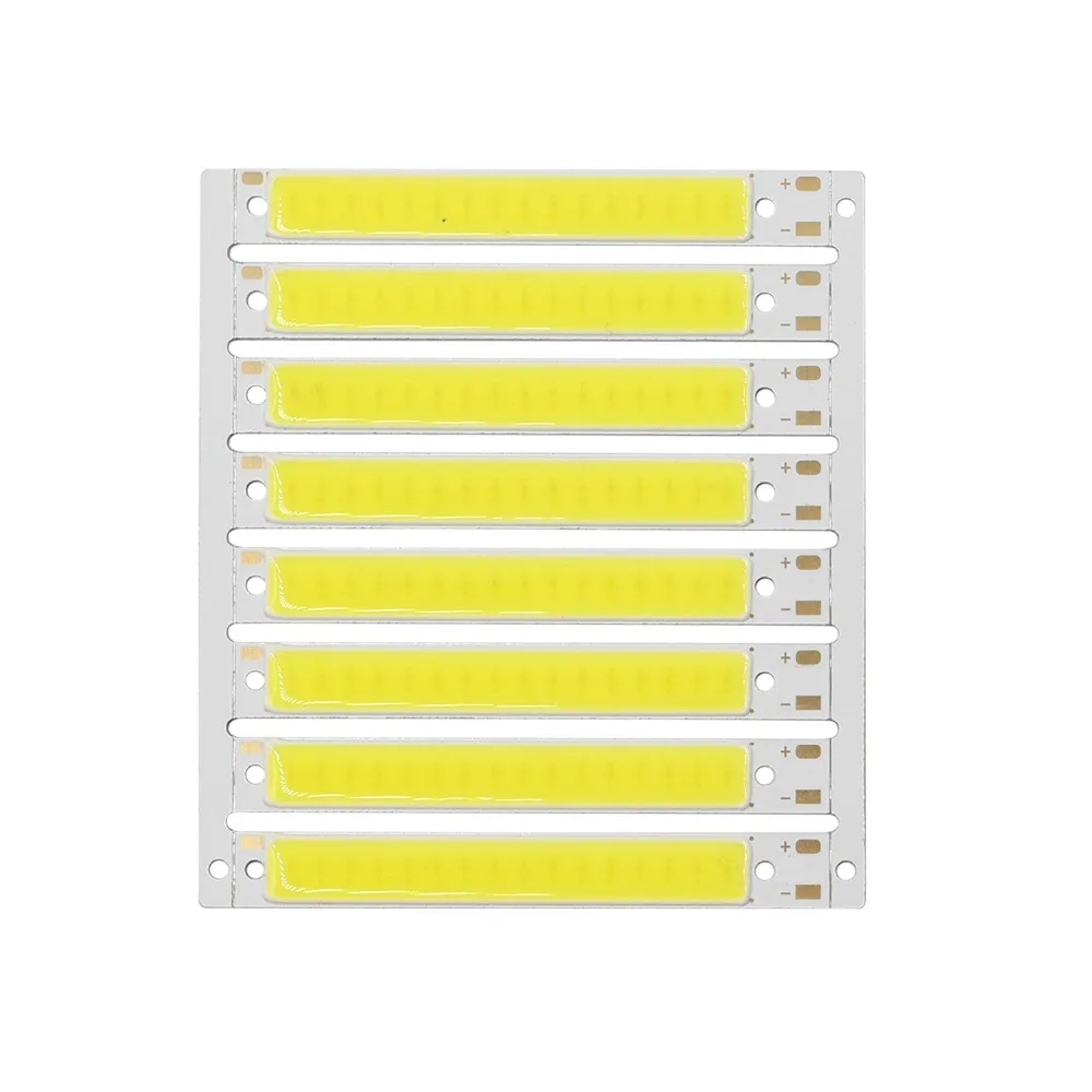 COB Strip LED ZZEL ZYEL 50pcs L61x8mm 3v 4v 1.2w 100lm Vehicle Light for Bicycle Use Module