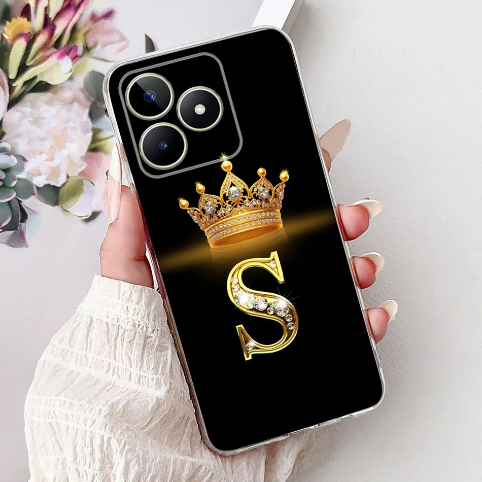 Fashionable Soft Silicone TPU Phone Case - Stylish Letter Design