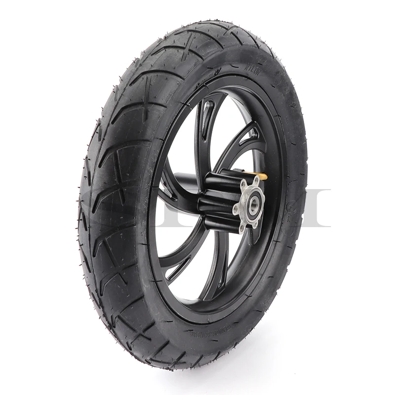 12 1/2X2 1/4 Wheel Tire & Inner Tube & Black Rim Set Fit for Electric scooters E-bike folding bicycles Motorcycle Accessories