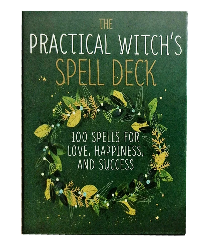 

100PCS Practical Witch's Spell Oracle Tarot Cards Deck English Tarot Board Games Divination Fate Home Family Entertainment Games