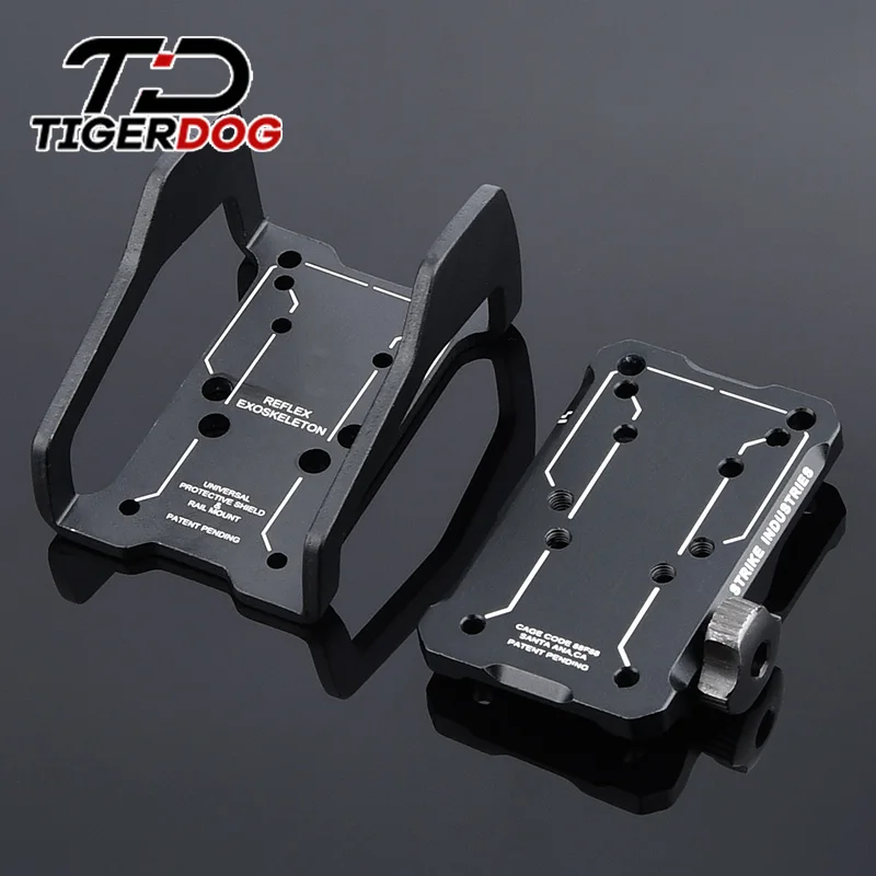 

WADSN Tactical Metal Red Dot RMR Base Glock G17 18 19 22 23 Fit Weaver 20mm Picatinny Rail Airsoft Reconnaissance Accessories