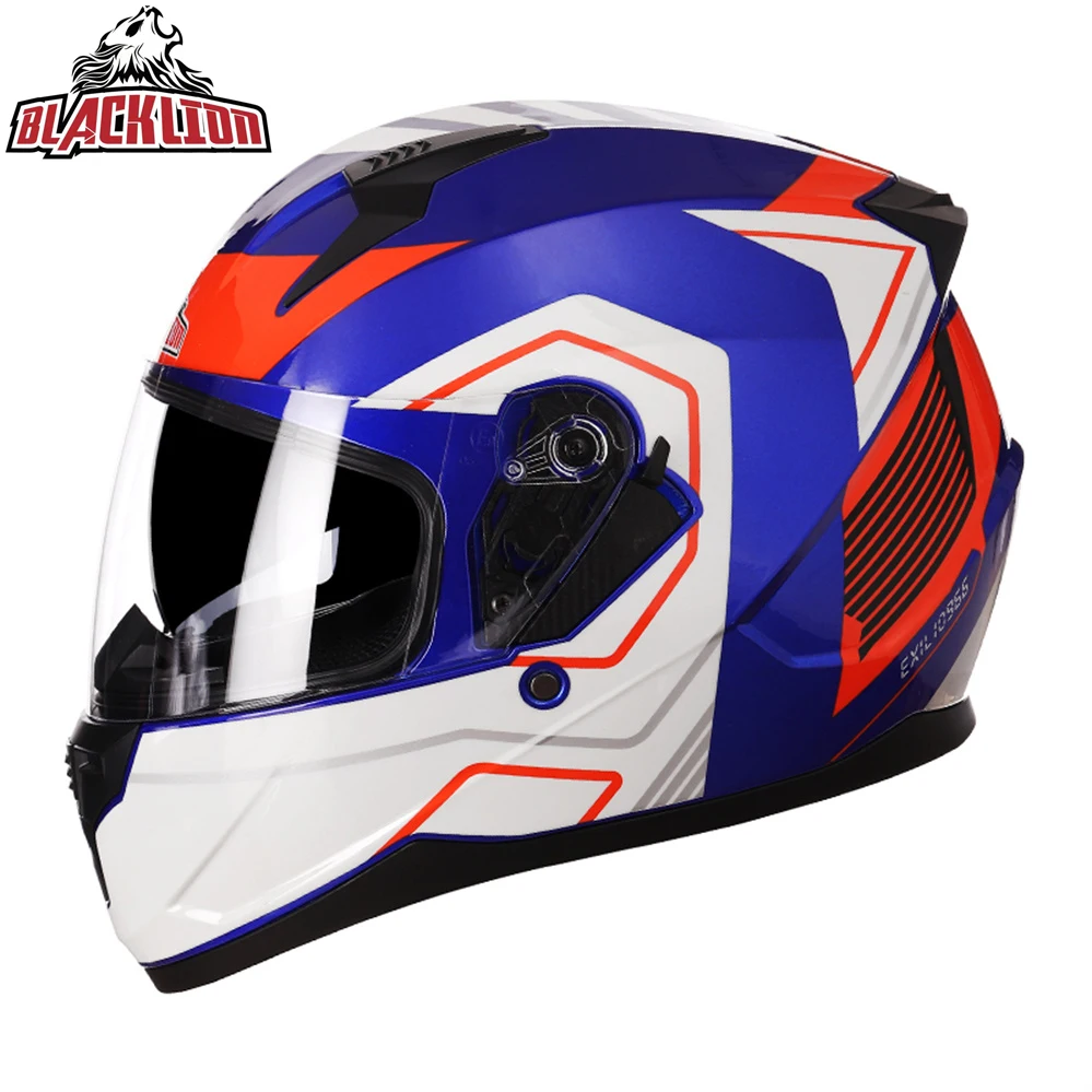 

Double Visor Off Road Racing Motorcycle Helmet Men Women Full Face Helmets Motorbike Casco Moto Motocross capacete DOT Approved