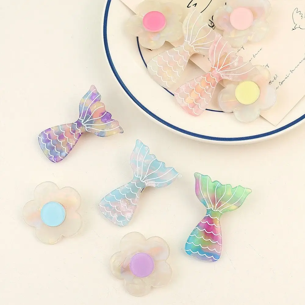 

Милый цветочный аксессуар для волос заколка для волос Акриловая заколка для волос для девочек детские челки заколка для волос в Корейском стиле