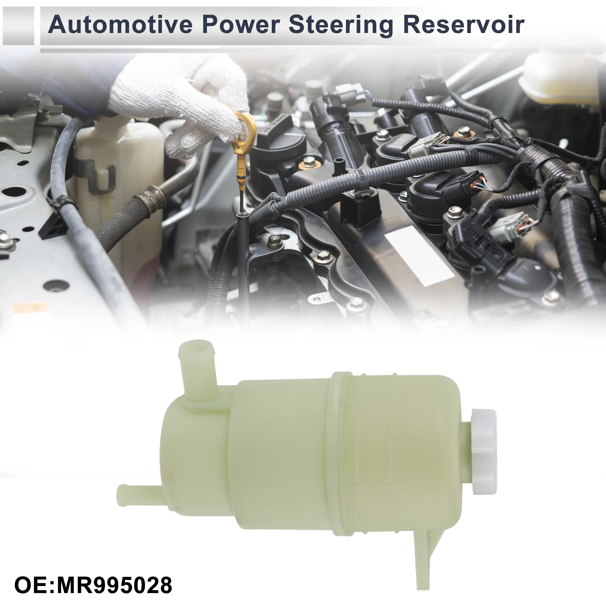 UXCELL Power Steering Reservoir for Mitsubishi Triton L200 Pajero 2011 2012 2013 2014 2015 No.MR995028