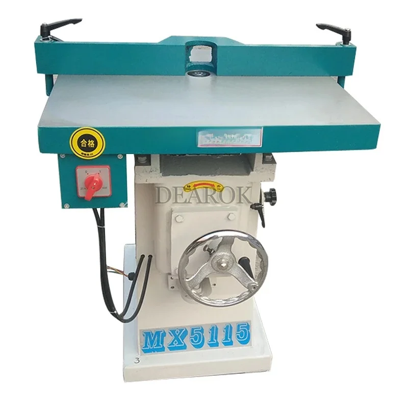 220/380V Vertical High Speed Wood Router Spindle Shaper Machine MX5115 Desktop Milling Trimming Machine Woodworking Equipment