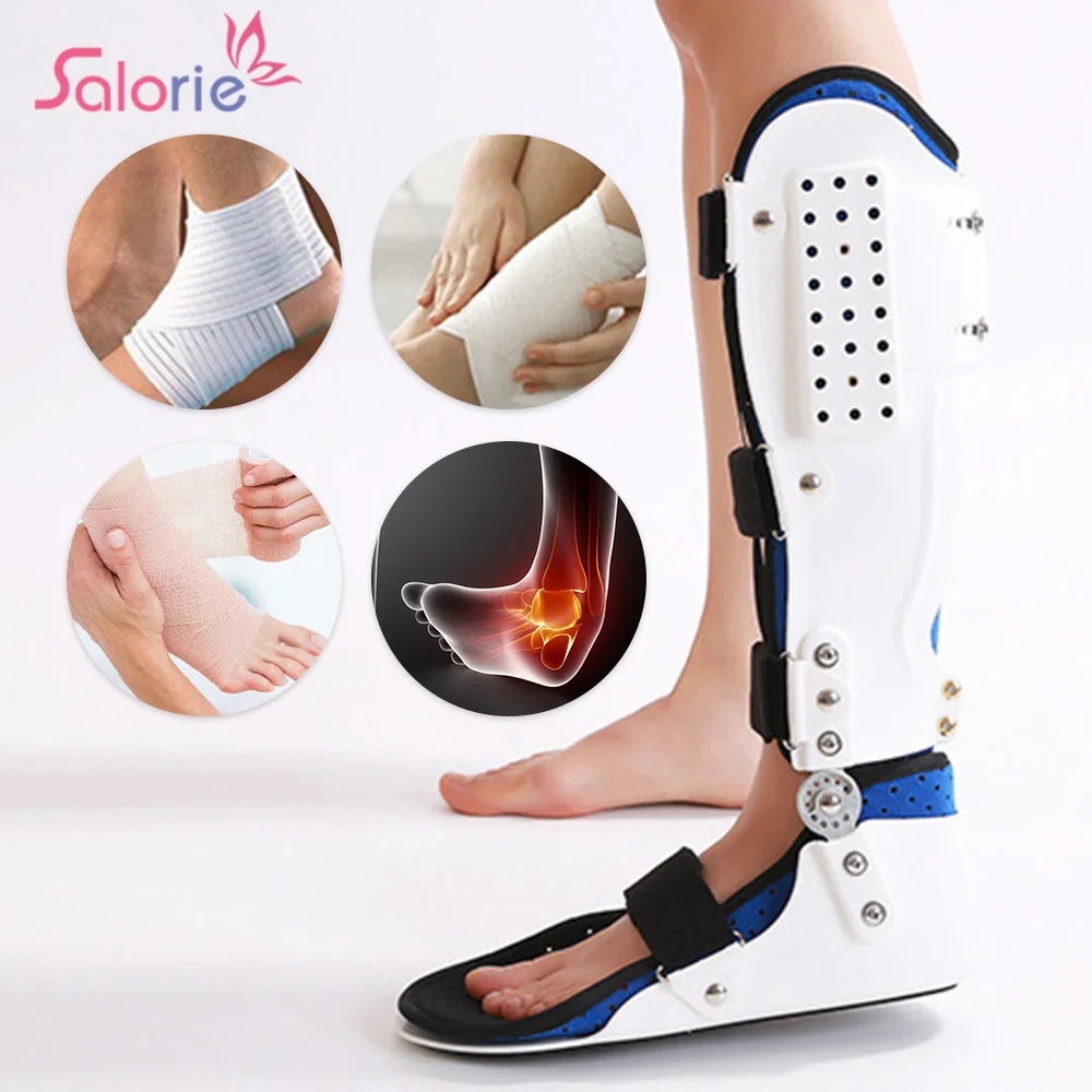 

Medical Adjustable Foot Ankle Fixed Support Brace Joint Leg Orthotics Support Protector Stabilizer Fracture Fix Rehabilitation