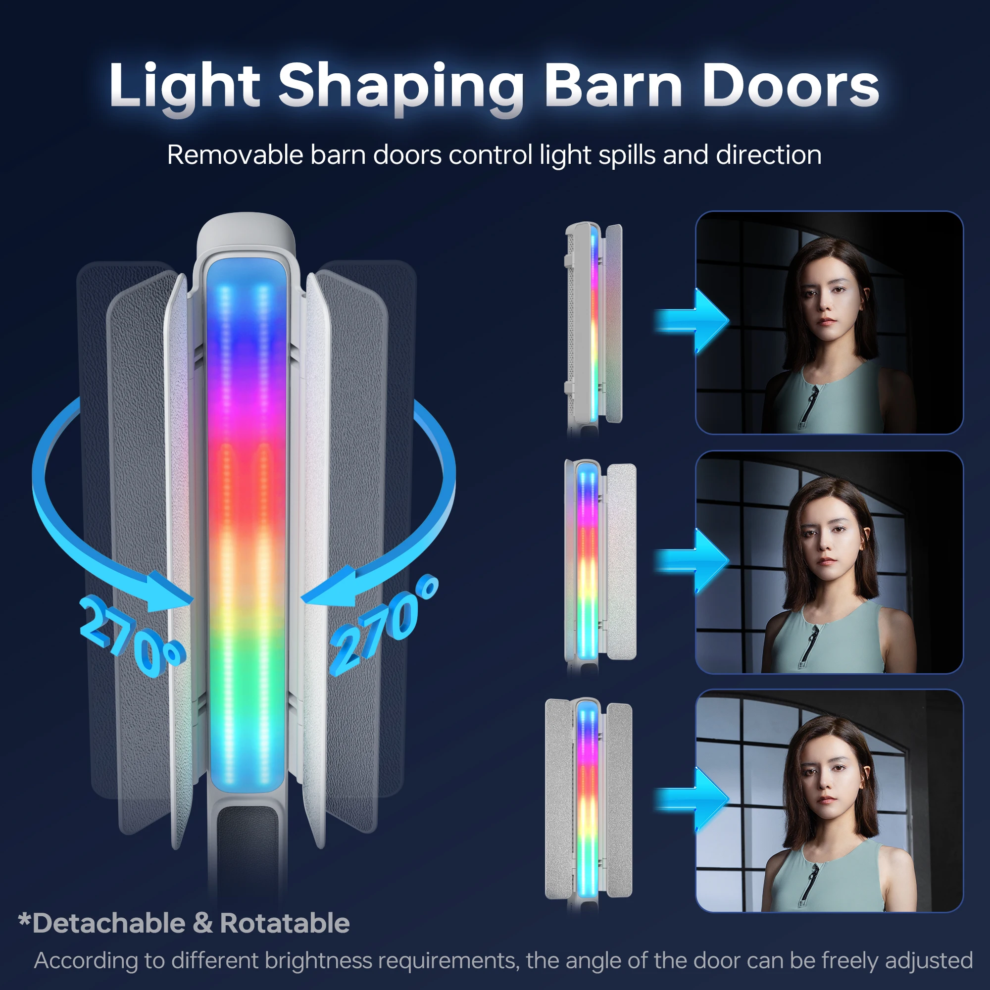 ZHIYUN Official CINEPEER CF100 100W RGB Handheld Stick Light