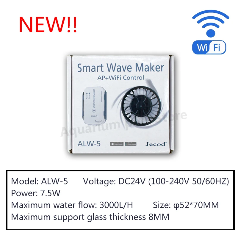 Jebao ALW Series Wave Pump Aquarium Water Pump Filter ALW MLW AOW 7.5W 10W 20W 30W Fish Tank Ultra Quiet Operation water pump aquarium water pump fish tank pump