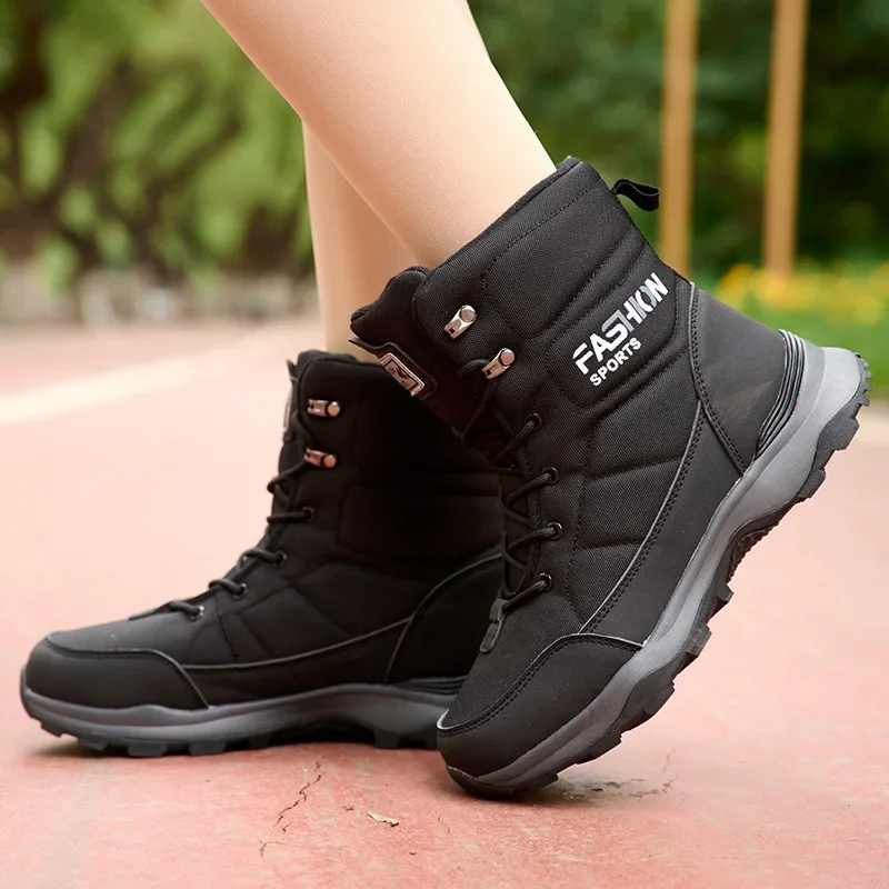 

new 36~46size Women's Boots Women's Shoes fur Casual Cotton Shoes Padded Thicker Warm Women's Snow Boots No Slip Boots
