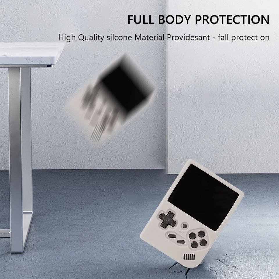 Silikon-Schutzhülle Für RG35XX Plus - Stoßfest Mit Umhängeband