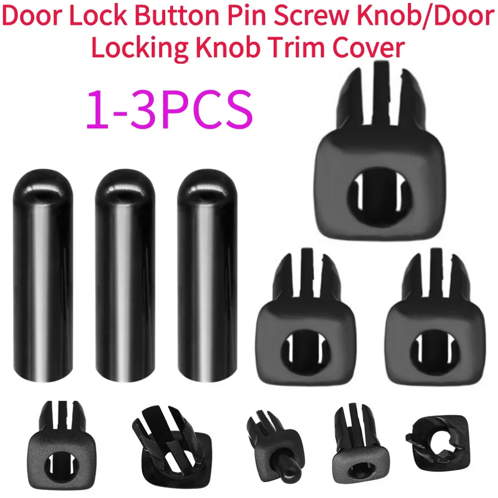 รถประตูล็อคปุ่มสกรูลูกบิดหมวกพลาสติกรถภายในประตูล็อคลูกบิดสําหรับ BMW M3 M5 M6 E46 E39 E90 E60 E36 F30 F10 E30 1