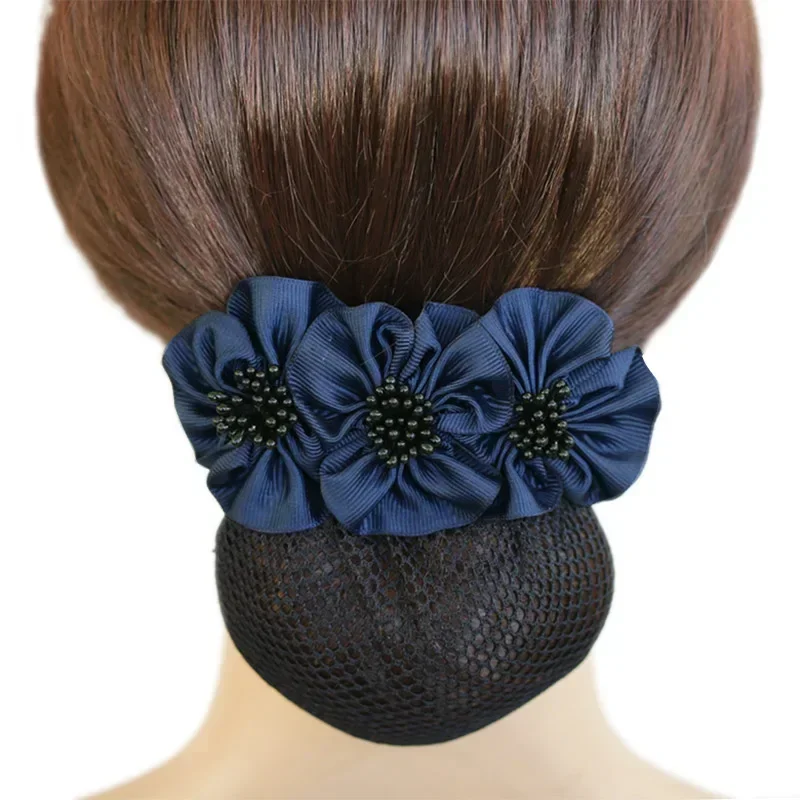 i-Remiel Tulle Floral Lace Satin Hair Cover Stylish Ribbon Bowknot