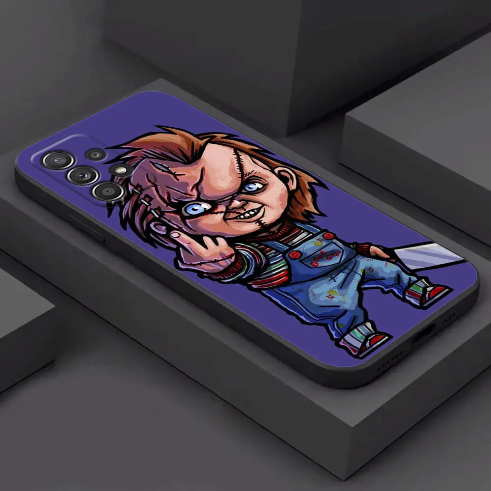 thumbnail image 1 of Horror muñeco Chucky Childs-play-3 para Samsung Galaxy A55 caso A54 A52 A53 5G A51 A34 A35 A33 A32 A50 A72 A71 A30 A7 A9 cubierta suave, 1 of 5