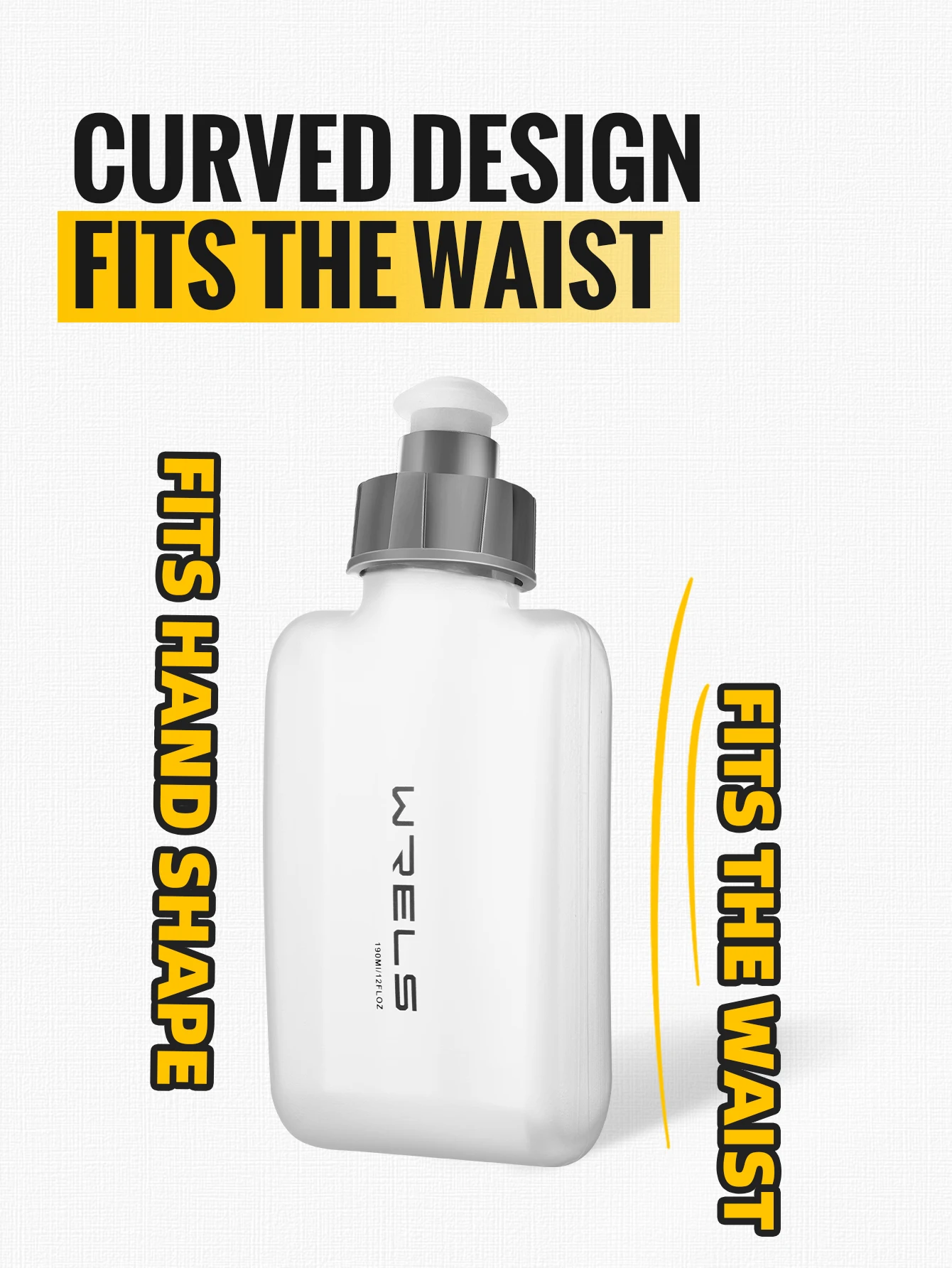 WRELS Widesea Camping 600 ml weiche Wasserflasche aus TPU, BPA-frei, Trinkgürteltasche für Laufen und Radfahren, praktische Fitness-Wasserflasche – Detail 3