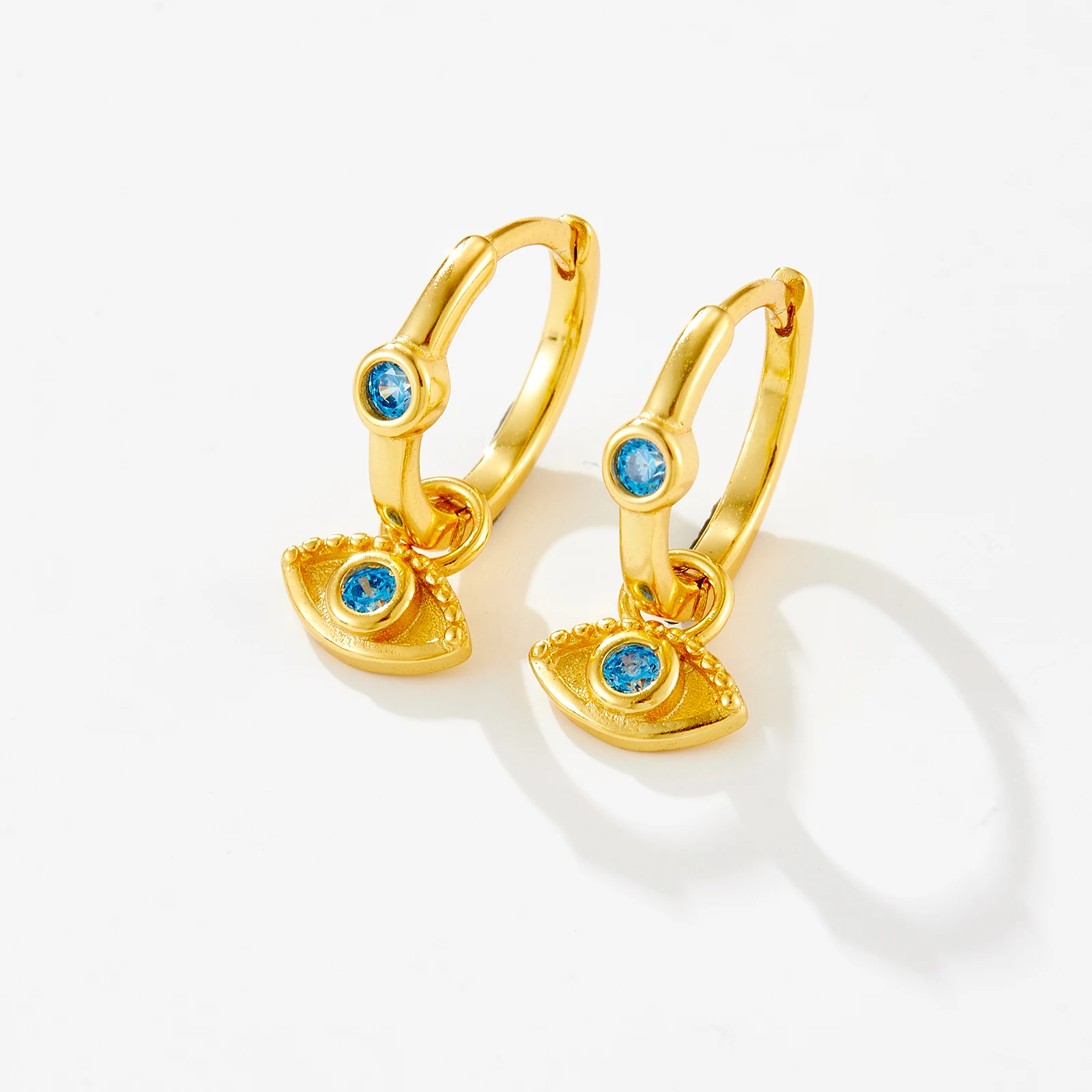 925 Sterling Silver Blue Zircon CZ Piercing Cuff Stud Earring Drop Pendiente Bracelet Ring Necklace Choker Jewelry Set jewelry set,silver jewelry,silver jewelry set