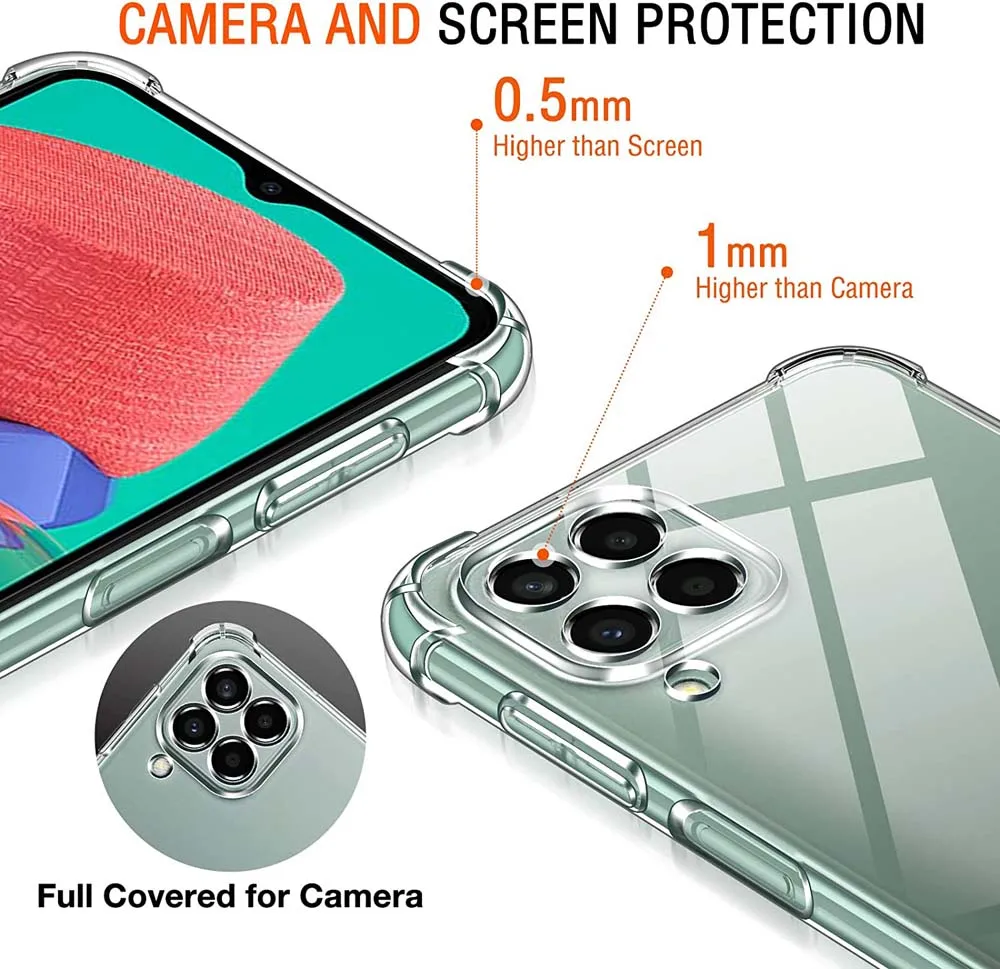 Ultra Protective 1.5MM Clear Air-Bag Shockproof Soft Silicone Case