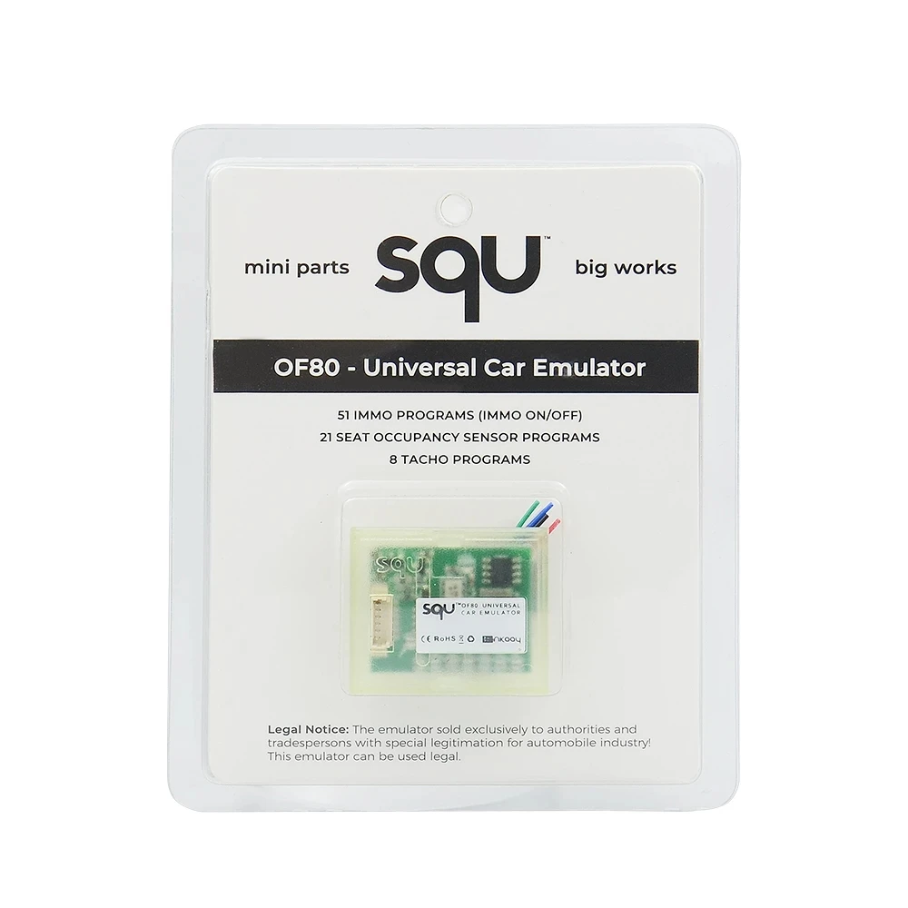 Car Occupancy Sensor Tool SQU OF68 OF80 Universal Car Emulator Squ of 80 of 68 Signal Reset Immo Programs Place ESL Diagnostic Seat Occupancy Sensor Tool