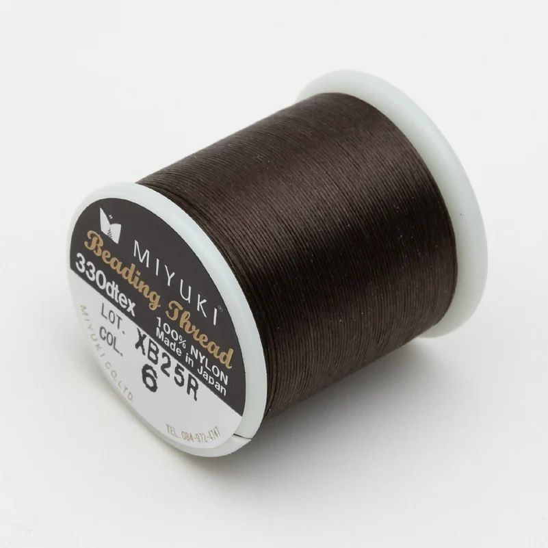 Premium Quality White and Black Beading Thread – Japanese Nylon, 50 Meters