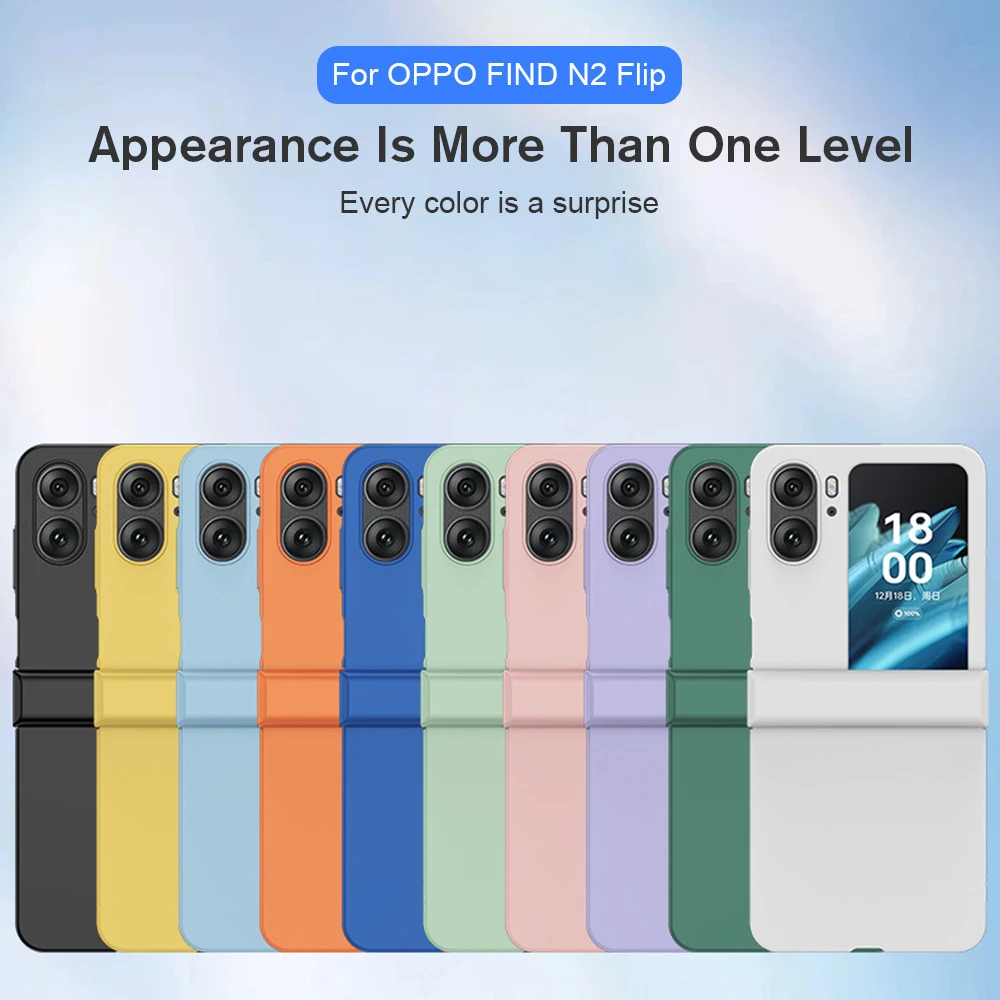 

Шарнирная полная защита, флип-чехол для OPPO Find N2, флип-чехол для телефона CPH243 N 2 Flip N2Flip, жесткий пластиковый защитный складной чехол