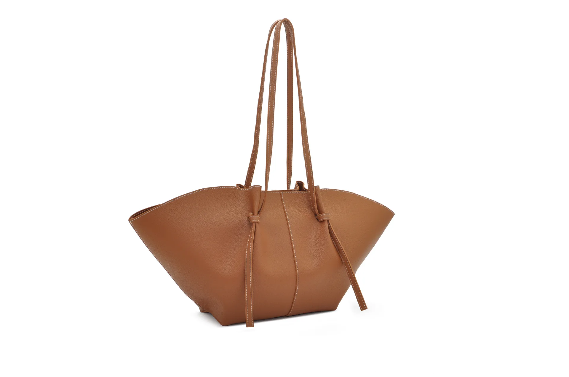 2025 New Women's Large Capacity Tote Bag Fashionable Top Layer Handbag Commuter Bag with Wings Design Mobile Phone Pocke