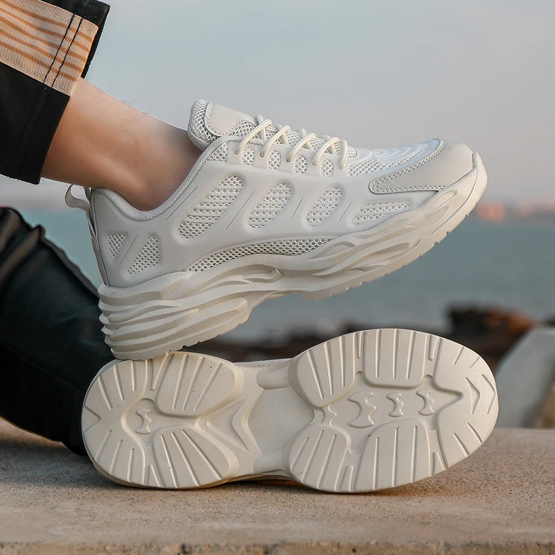 

Damyuan Trendy Sports Casual Men's Shoes Big Size Non-slip Fashion Running Shoes Outdoor Comfortable Hiking Shoes Breathable