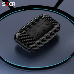 Carbon Fiber Car Key Case Cover - Premium Design (Carbon)