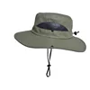 Summer UPF50+ Sun Hats For Women Men Breathable Mesh Boonie Hat Foldable UV Protection Hiking Fishing Hat Male Bucket Hats 1