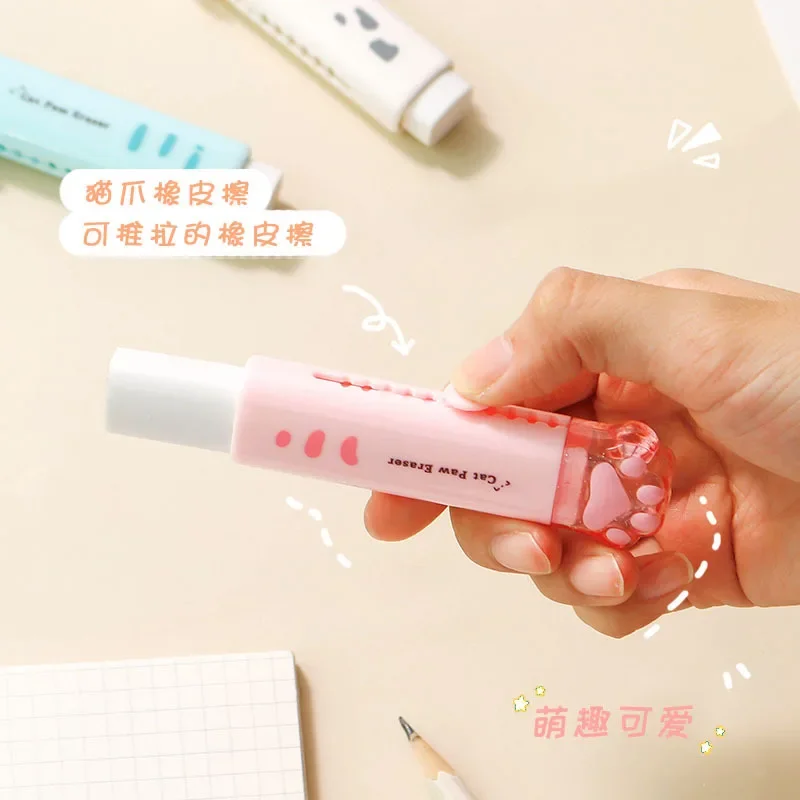 Pencil Eraser Kids Students Big Eraser Cartoon Cute Pencil Eraser Student Rubber Art Painting School Supplies Office Erasers Gift