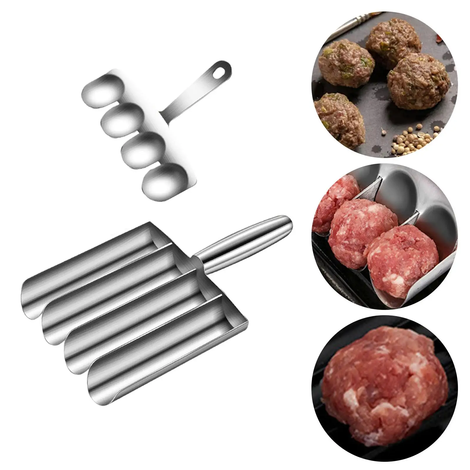 Kitchen Meatball Maker Manual Kitchen Gadgets Portable Multifunction DIY Meatball Making Meat Baller Spoon Spoon Meat Tool