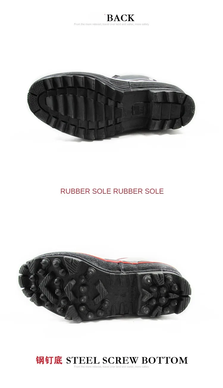 Men's fishing shoes with nail soles, anti-slip and waterproof, specially designed for fishing pant boots hunting boots