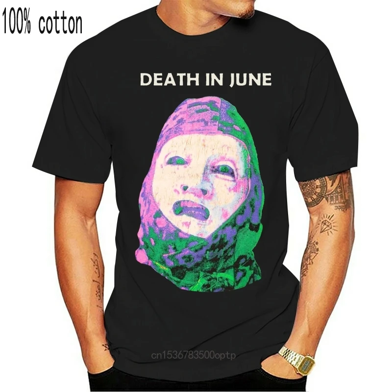 

New Hot Rare Vintage Death In June vintage T-shirt Top Reprint 2021