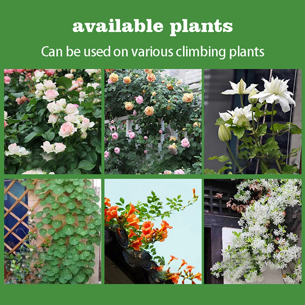Flower Tower Support Rack Plug-in Frame with Heightening Adapter Rose Vine Climbing Trellis Trainer Garden Decor