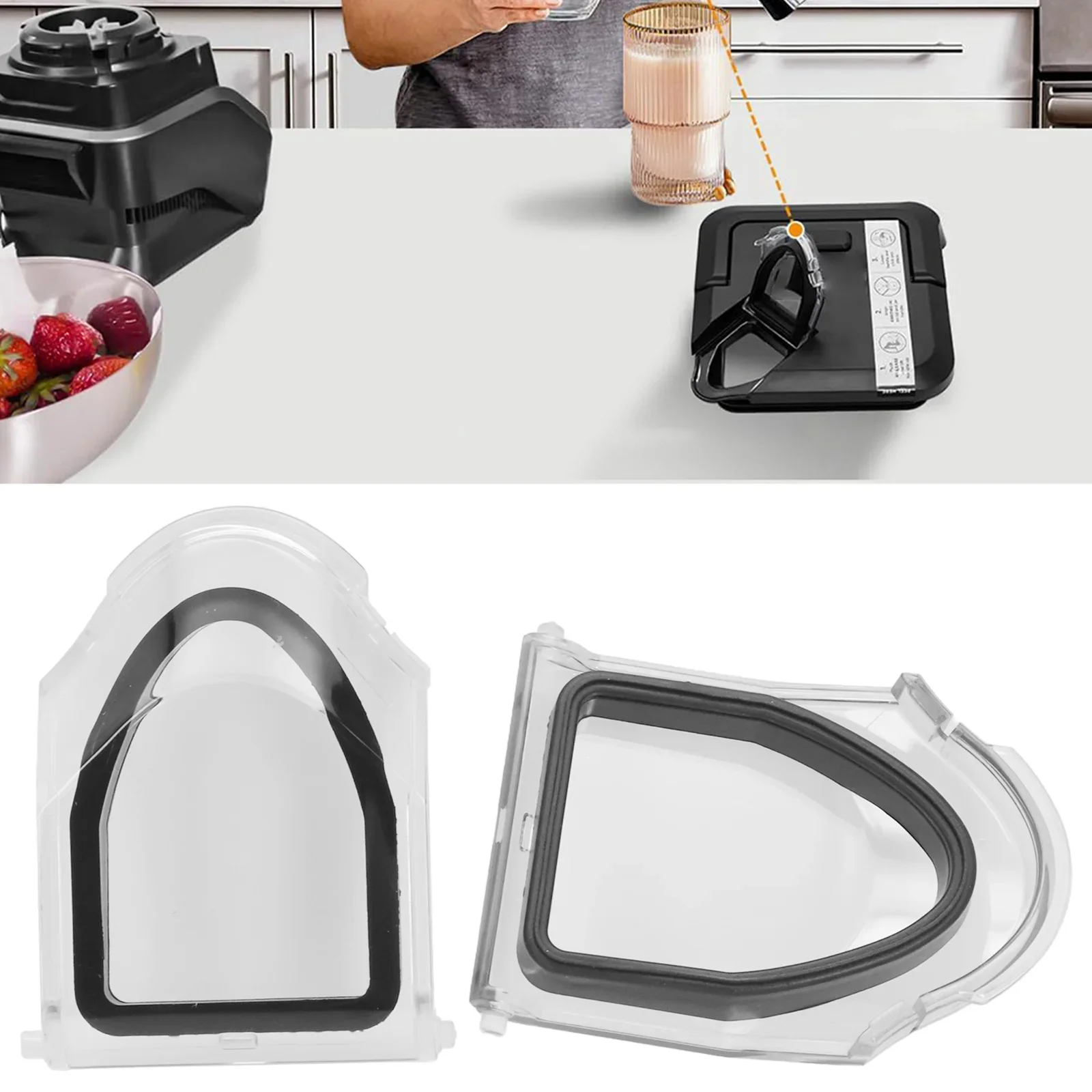 Replacement Lids for 72oz Pitchers Set of 2 Compatible with BL610 Series Enhancing Your Cooking and Mixing Processes