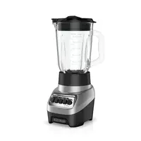 PowerCrush MultiFunction Blender with 6Cup Glass Jar, 4 Speed Settings, Silver