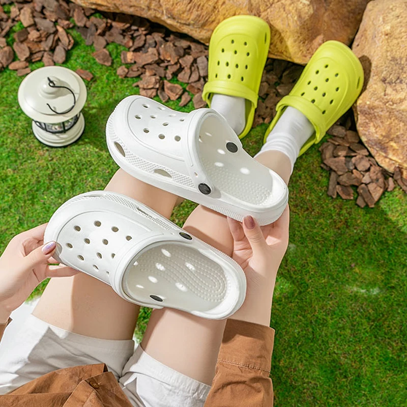 Clogs Women Sandals Summer Casual EVA Lightweight Outdoor Women's Shoes Anti Slip Thick Sole Beach Slides Casual Garden Shoes 5
