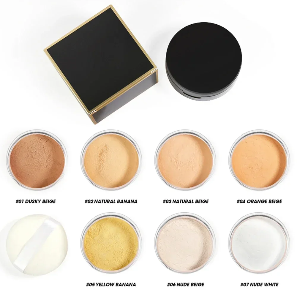 Private Label 12g Setting Powder Long Lasting Oil Control Waterproof Sweat-proof Concealer Custom Logo Makeup Bulk Cruelty Free - Image 5