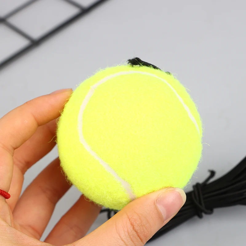 Portable Solo Tennis Trainer Rebound Tennis Ball With String Rope Self Practice Training Tool For Adults Kids Beginners