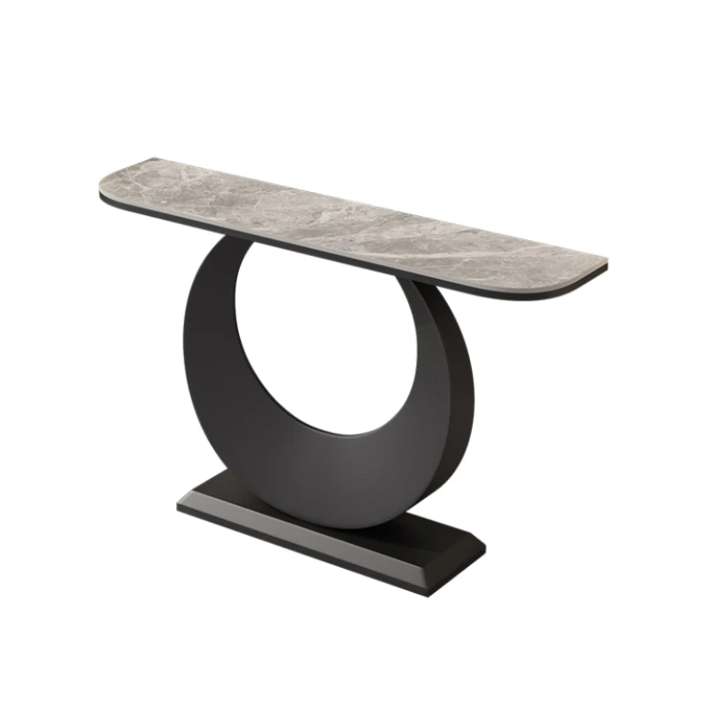 

Hign End Entrance Table Stainless Steel Gold Italian Console Table