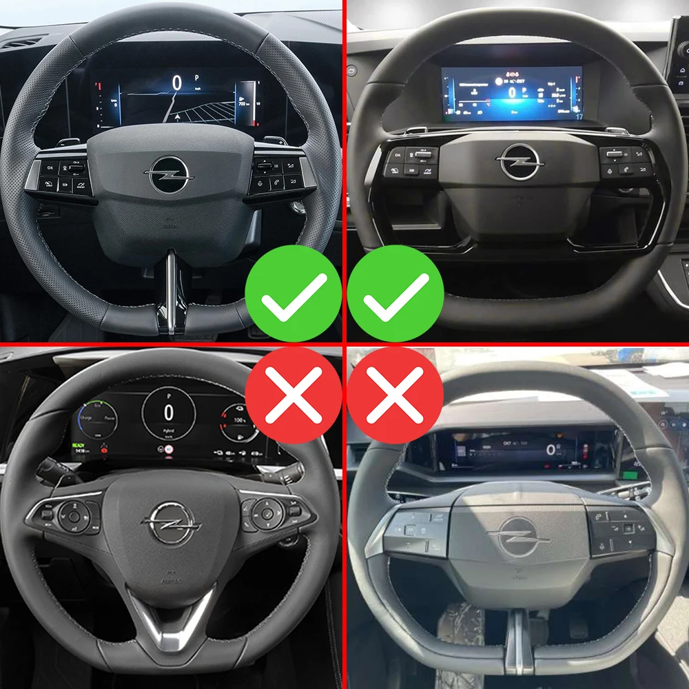 Opel Vauxhall Astra L 2022-2026 GS 라인 콤보 Zafira 2024 자동차 스티어링 휠 시프트 패들 DSG 확장 스티커 액세서리