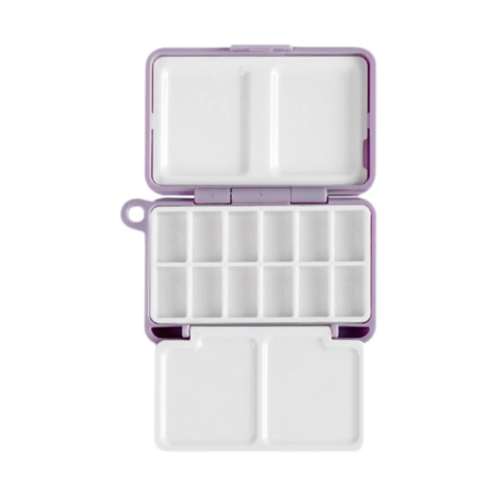 Watercolor Palette Empty Mini Portable with Lid Paint Box for Sketching Nail Art Notebook Graffiti Acrylic & Oil Paints