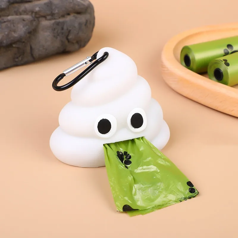 Outdoor Bulk Portable Custom Walking Pet Dog Shit Poop Trash Waste Bags Holder Dispenser Without Garbage Bags dog poop bags holder