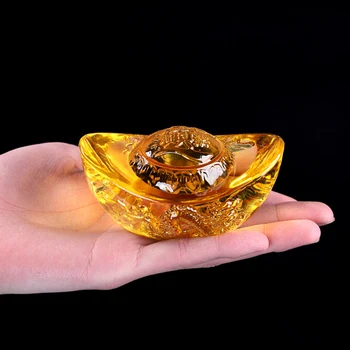Citrine Ingot Feng Shui Ornament 1