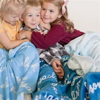 Personalized Blanket for Kids, Baby - 3 Sizes and 30 Plus Colors, Custom Name Nursery Blanket for Newborn, Kids, Swaddle Gift 2
