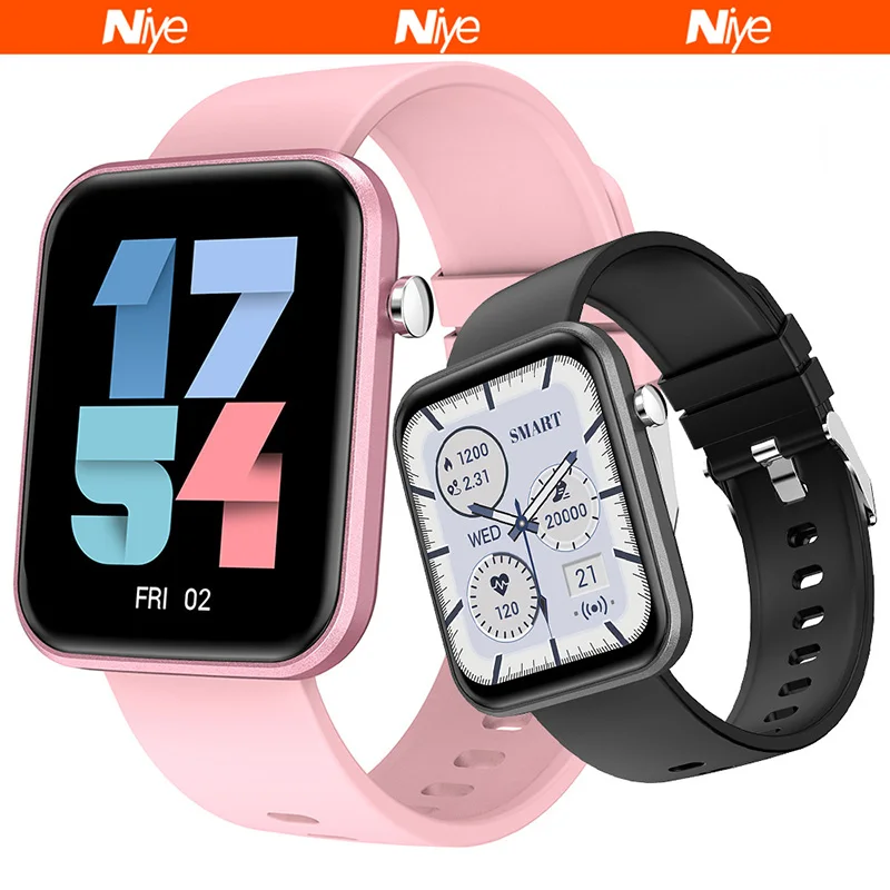 

Для Android, IOS, универсальный, 1,69 дюйма, Bluetooth, телефон, несколько спортивных режимов, Новая Поворотная клавиша, умные часы + коробка