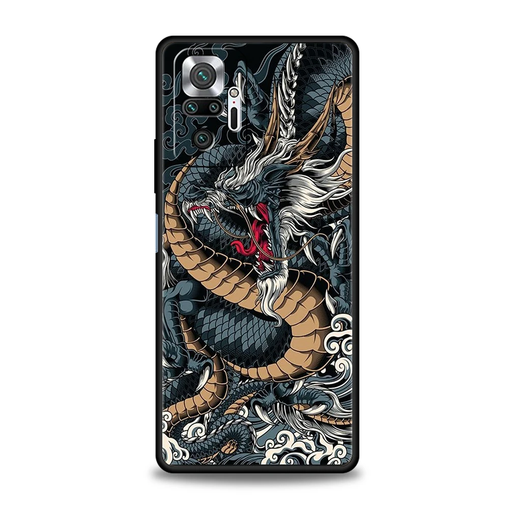 Exquisite Dragon Silicone Phone Case - Durable Protective Shell s Coque