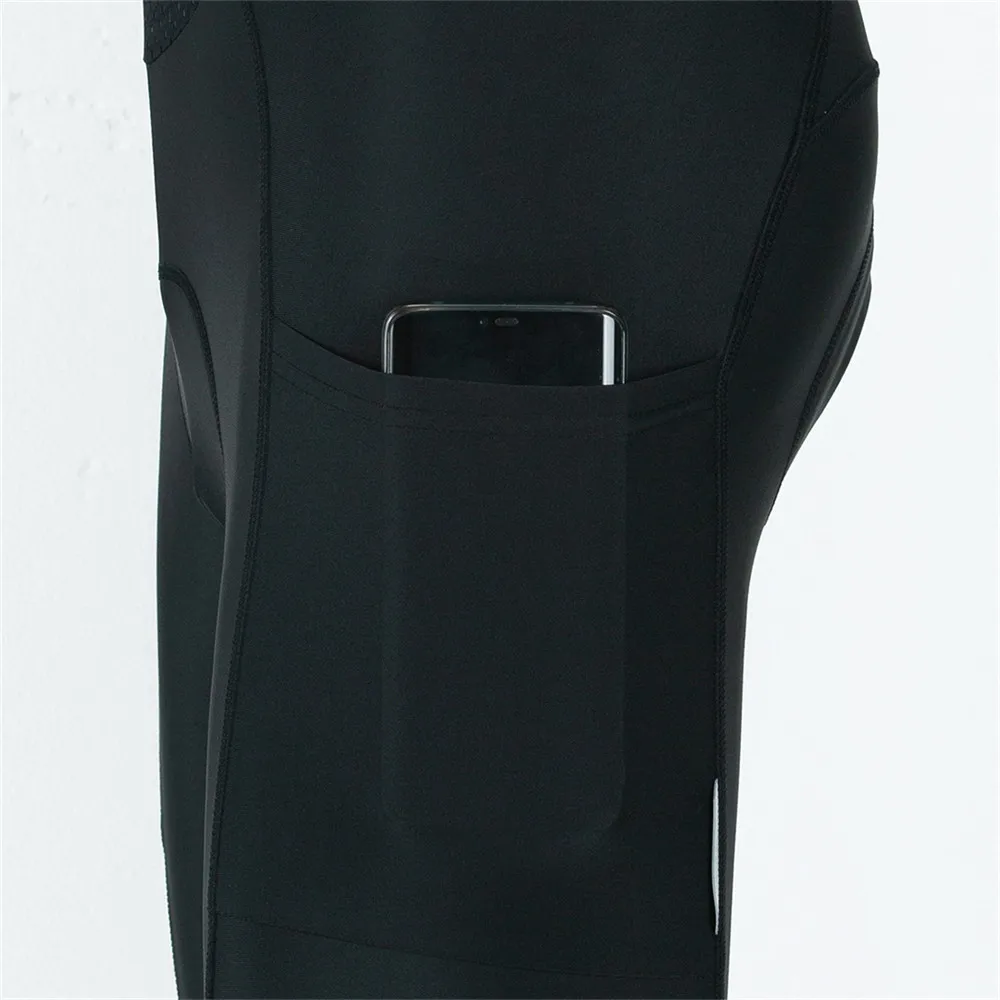 PRENDI Men Cycling Bib Shorts Gel Pad Summer Cool Tight with Pockets Male Bike Outdoor Sport Wear Rubber Non-Slip Band cycling bib shorts