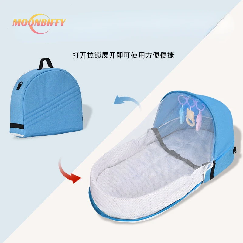 

travel Babynest Baby Crib Multi-function Baby Bed Nest Baby Mosquito Net Foldable Baby Nest Bassinet Infant Sleep Portable Bed