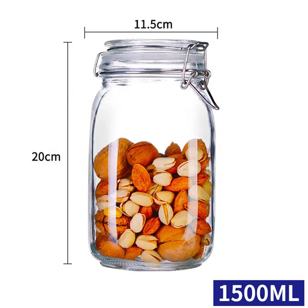 Glass Jars With Metal Lids Empty Food Storage Containers, Canning Jar For  Spice, Powder, Liquid, Sample - Bottles,jars & Boxes - AliExpress